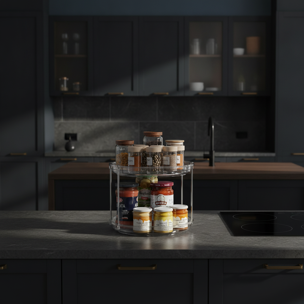 LAMU 2 Tier Lazy Susan Review: Top-Rated Cabinet Organizer