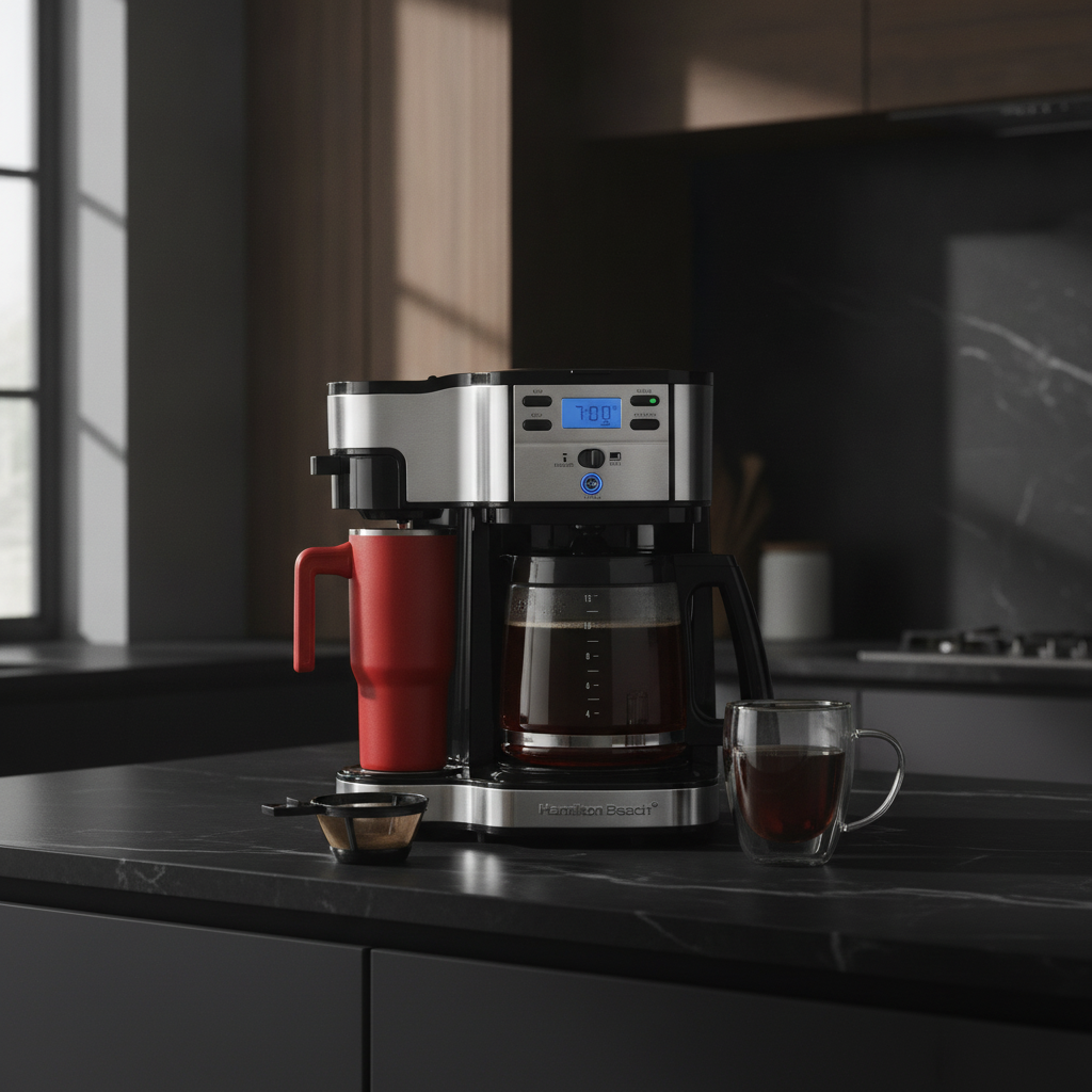 Hamilton Beach 2-Way Coffee Maker Review: Single-Serve & 12-Cup Pot